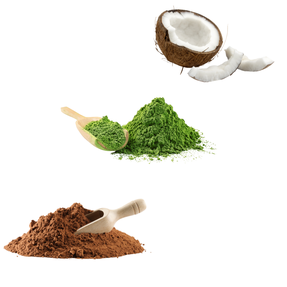 KUKI - Classic Choco, Matcha, Cocos, naturally goodness, naturally kuki